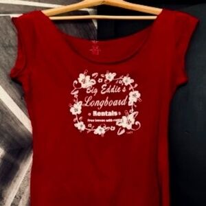 BIG EDDIE’S LONGBOARD GRAPHIC VINTAGE TEE